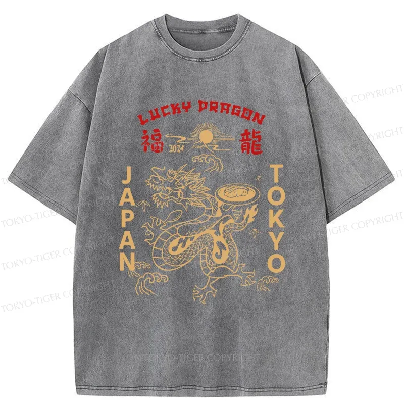 Tokyo-Tiger Sinuous Snake Washed T-Shirt Sale