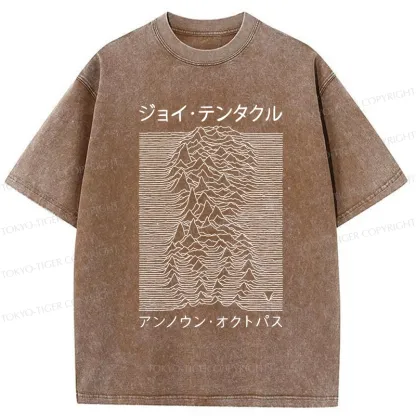 Tokyo-Tiger Japanese Tentacular Washed T-Shirt