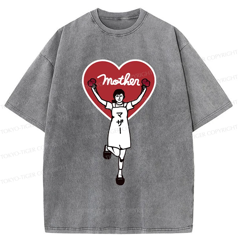 Tokyo-Tiger Celebrate Mother's Day Washed T-Shirt