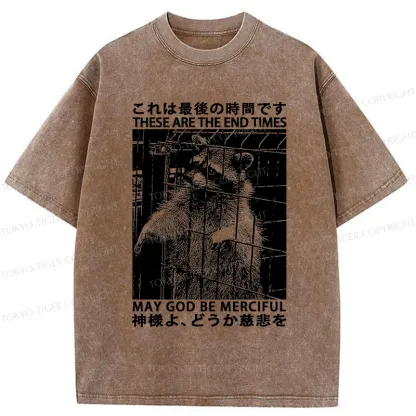 Tokyo-Tiger May God Be Merciful Washed T-Shirt