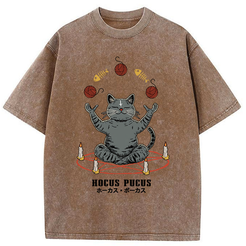 Tokyo-Tiger Hocus Pocus Washed T-Shirt