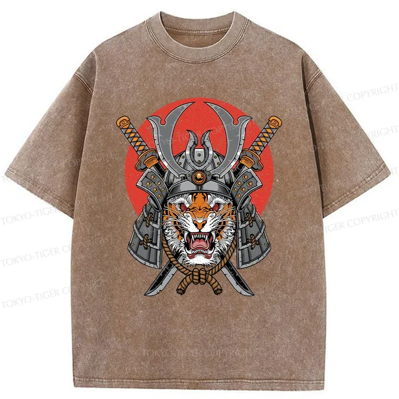 Tokyo-Tiger Mighty Tiger General Washed T-Shirt