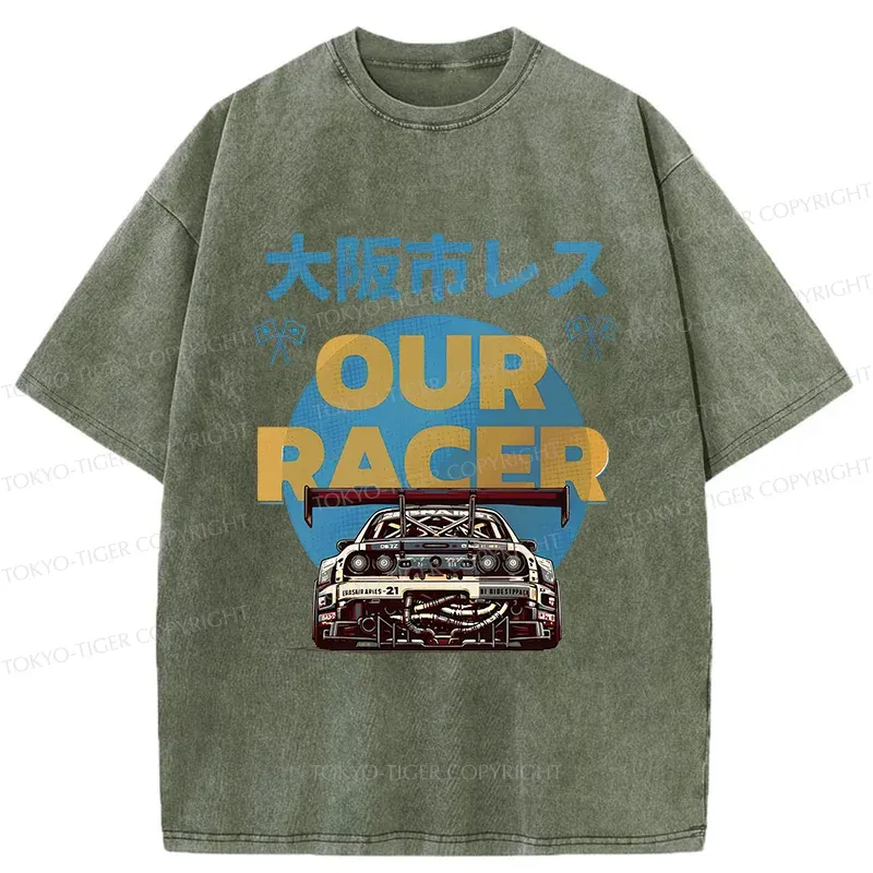 Tokyo-Tiger Osaka Racing Washed T-Shirt