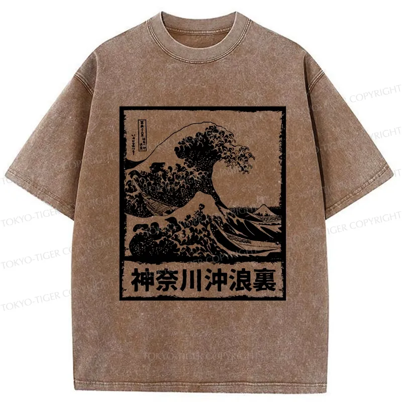 Tokyo-Tiger Legendary Wave Washed T-Shirt
