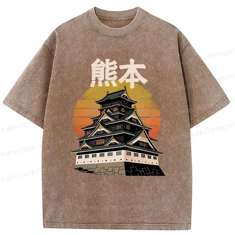 Tokyo-Tiger Kumamoto City Washed T-Shirt
