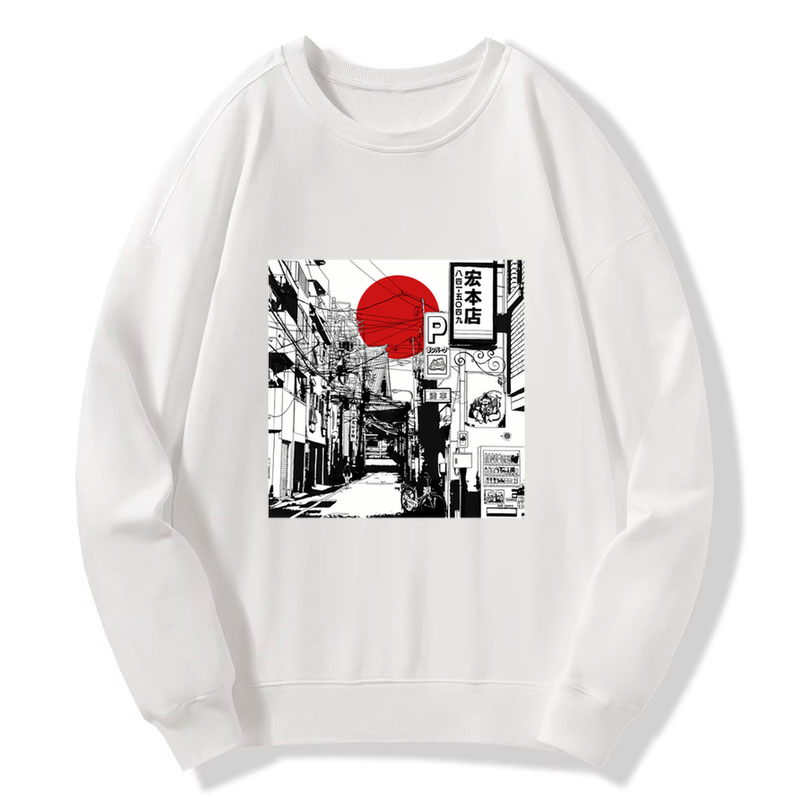 Tokyo-Tiger Sunrise On The Street Sweatshirt