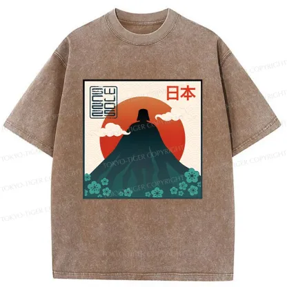 Tokyo-Tiger Fujiwalker Funny Washed T-Shirt