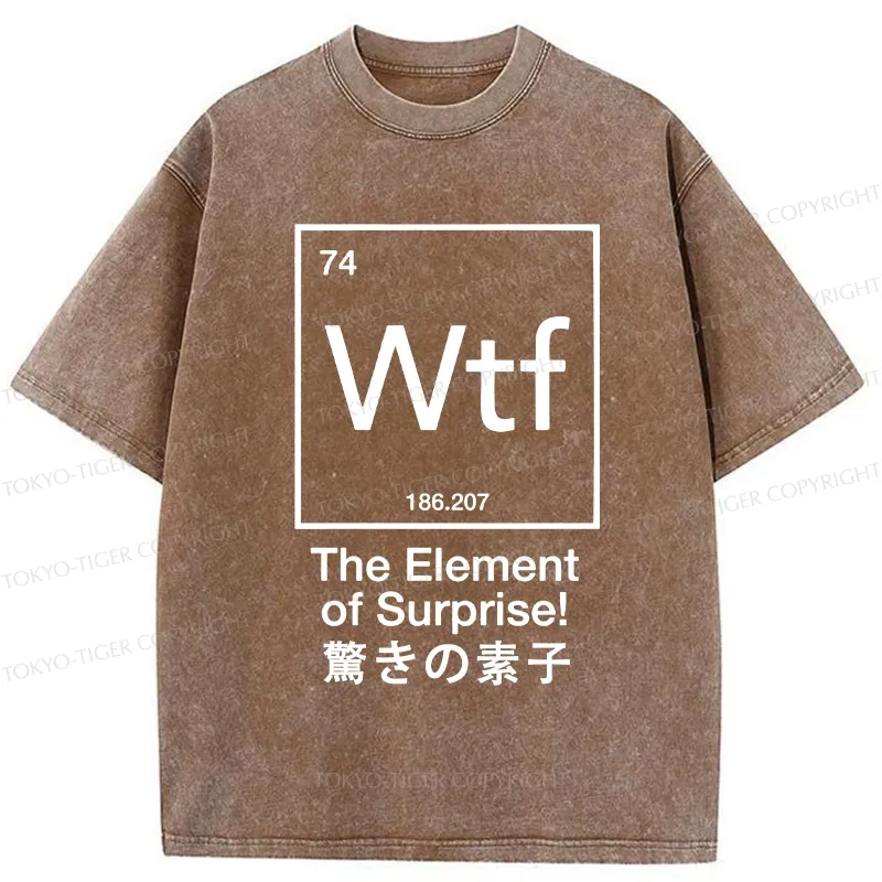 Tokyo-Tiger The Element Of Surprise Japan Washed T-Shirt
