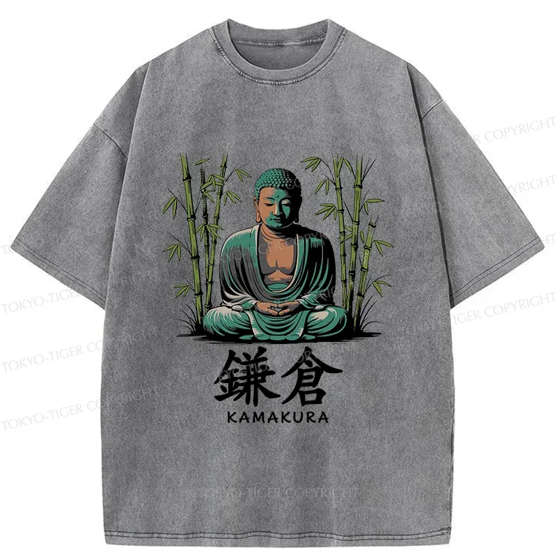 Tokyo-Tiger Kamakura City Washed T-Shirt