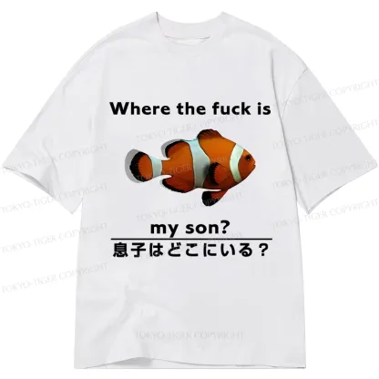 Tokyo-Tiger Fish Looking For Son Classic T-Shirt