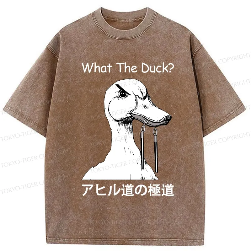 Tokyo-Tiger Funny Duck Yakuza Washed T-Shirt