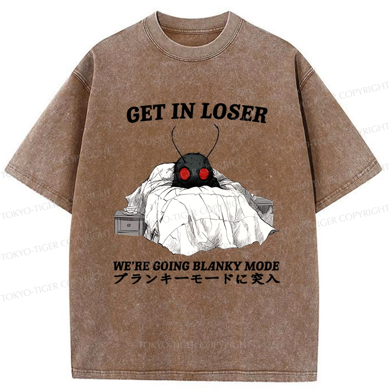 Tokyo-Tiger We're Going Blanky Mode Washed T-Shirt
