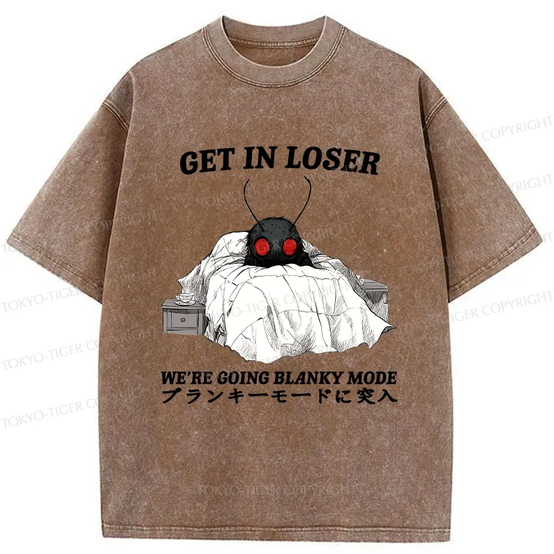 Tokyo-Tiger We're Going Blanky Mode Washed T-Shirt