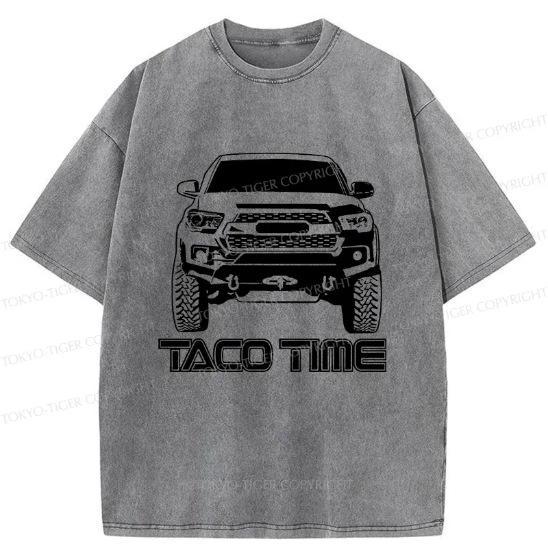 Tokyo-Tiger Japanese Classic Car Washed T-Shirt
