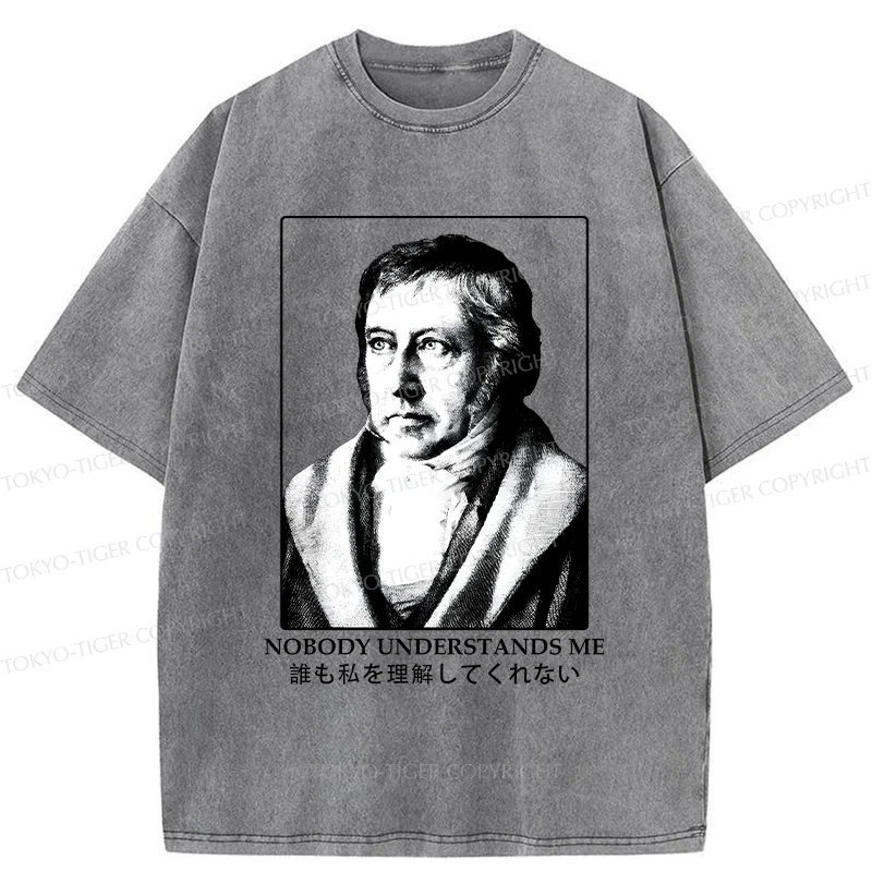 Tokyo-Tiger Nobody Understands Me Washed T-Shirt