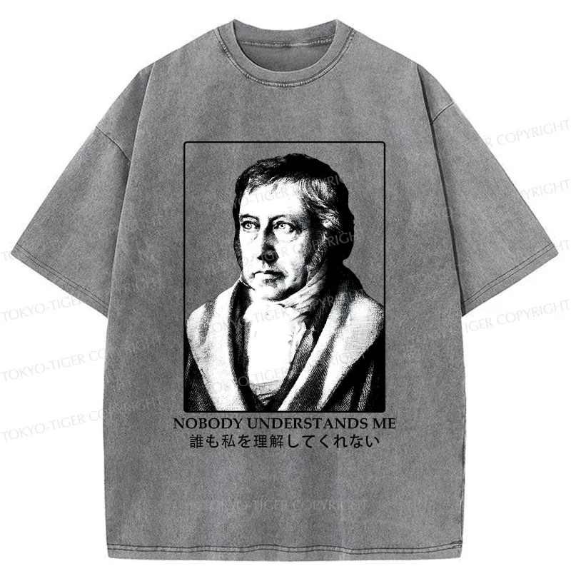 Tokyo-Tiger Nobody Understands Me Washed T-Shirt