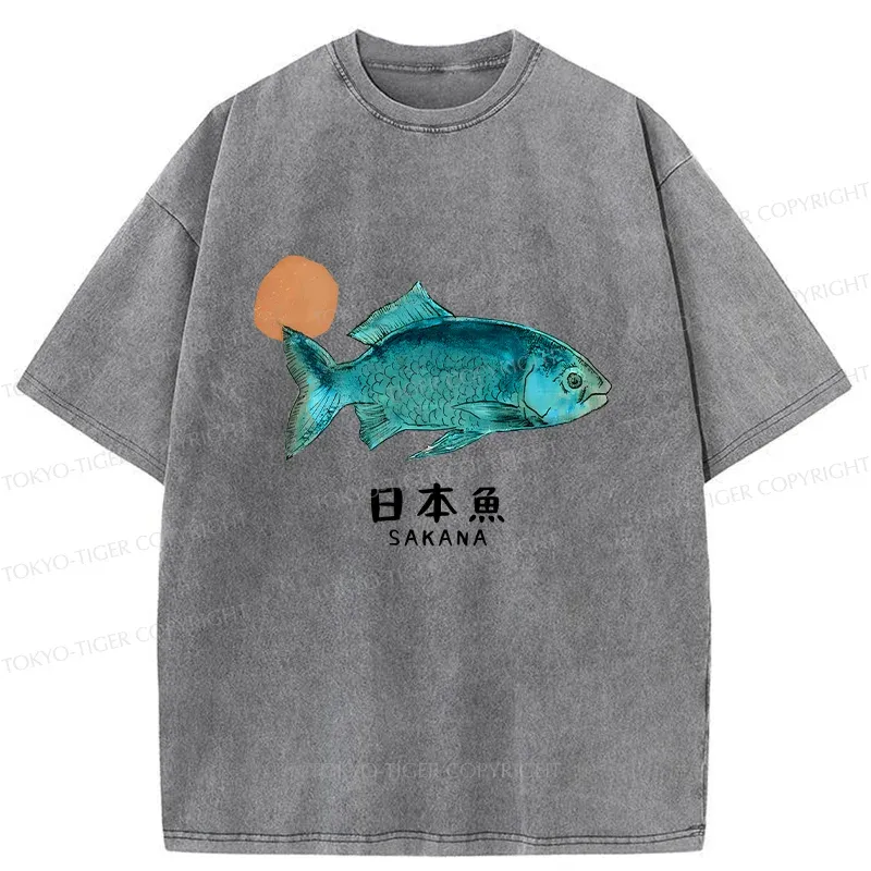 Tokyo-Tiger Japan Bonsai Washed T-Shirt Sale