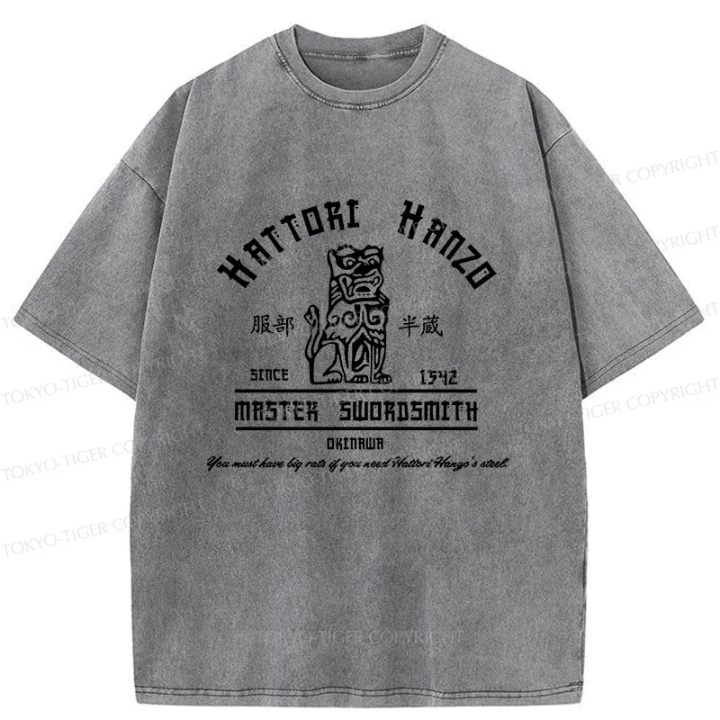 Tokyo-Tiger Hattori Hanzo Gourmet Washed T-Shirt
