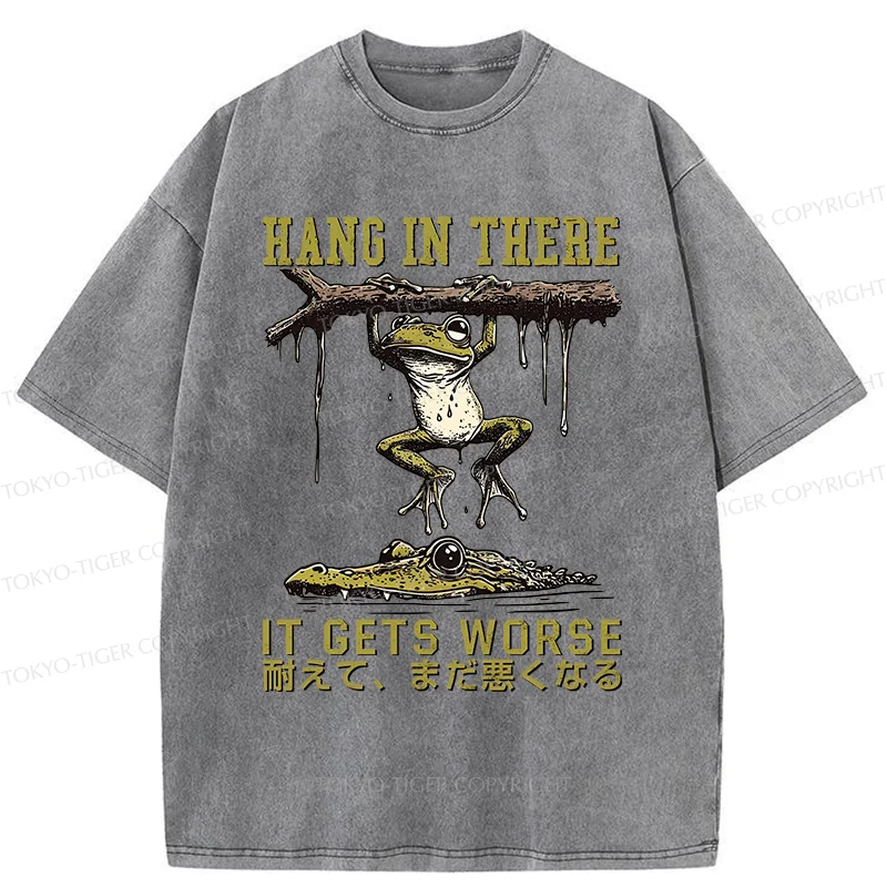 Tokyo-Tiger Desperate Frog Washed T-Shirt