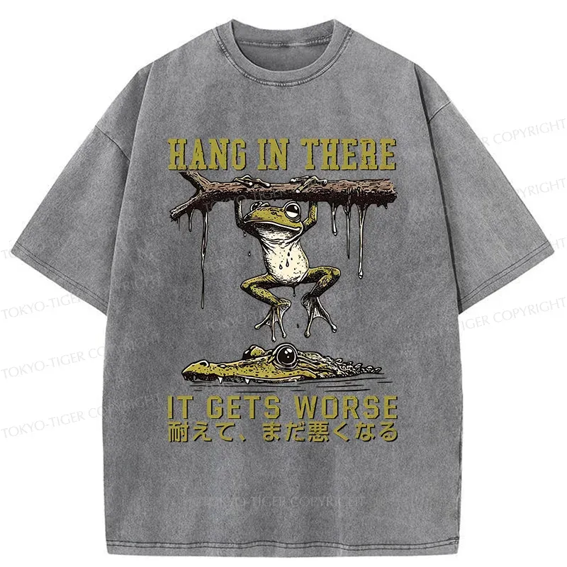 Tokyo-Tiger Desperate Frog Washed T-Shirt