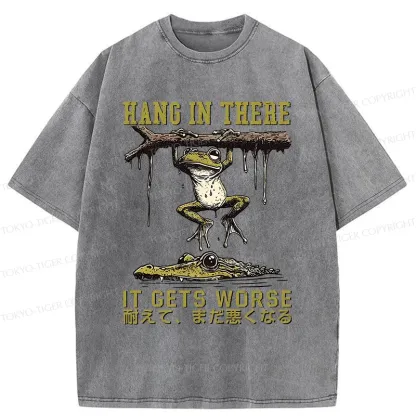 Tokyo-Tiger Desperate Frog Washed T-Shirt