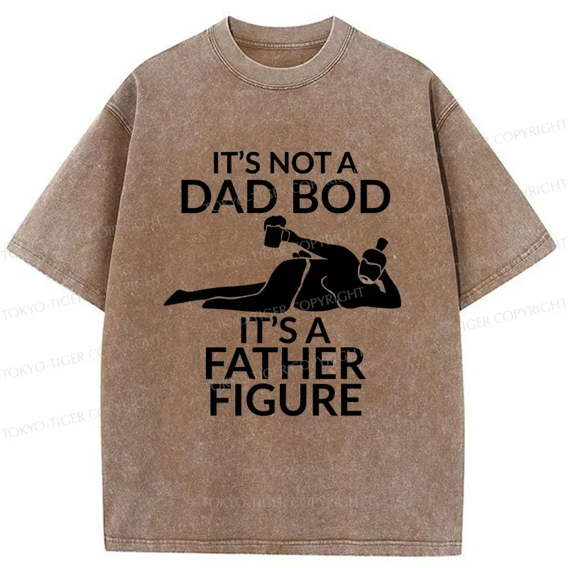 Tokyo-Tiger Japanese Father Figure Funny Washed T-Shirt