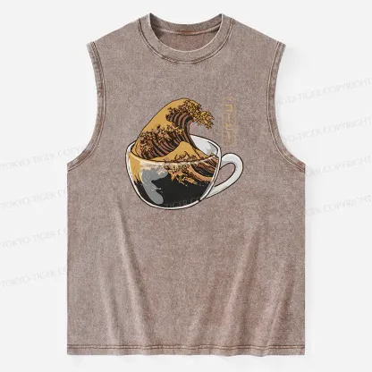 Tokyo-Tiger Coffee Wave Washed Tank