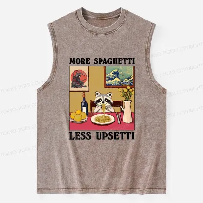 Tokyo-Tiger More Spaghetti Less Upsetti Japanese Washed Tank
