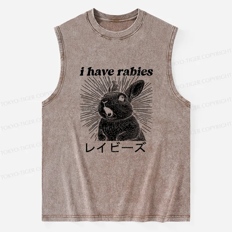 Tokyo-Tiger Funny Rabbit Washed Tank