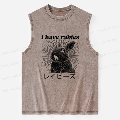 Tokyo-Tiger Funny Rabbit Washed Tank