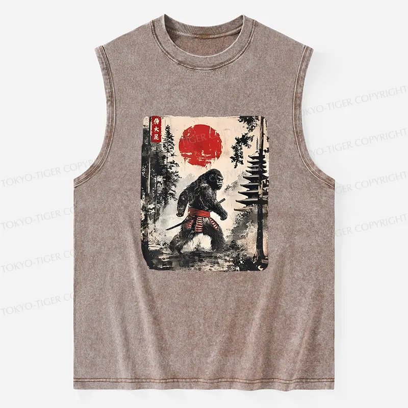 Tokyo-Tiger Japanese Samurai Bigfoot Washed Tank