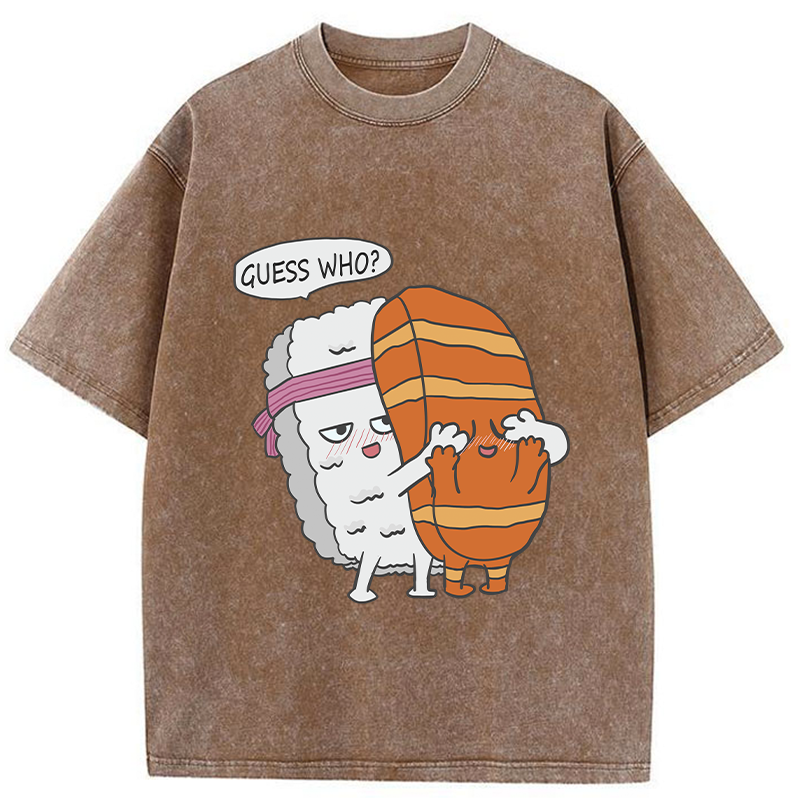 Tokyo-Tiger Guess Who I Am Washed T-Shirt