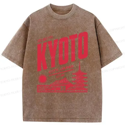 Tokyo-Tiger Vintage Kyoto Washed T-Shirt