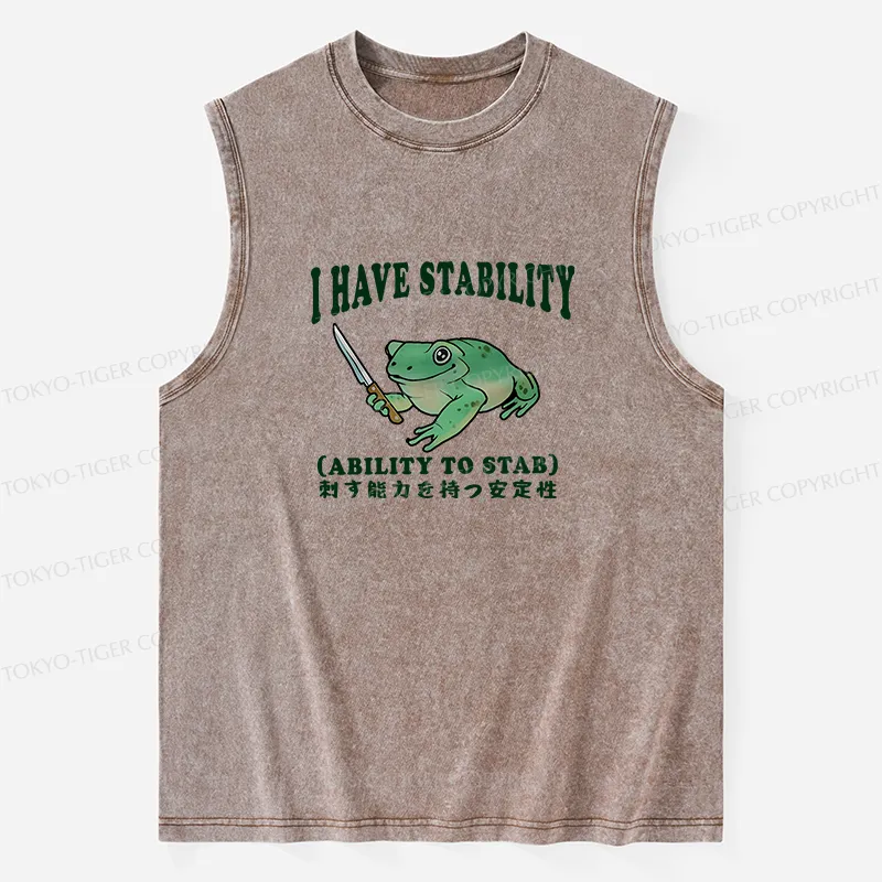 Tokyo-Tiger Mentally Stable Assassin Frog Washed Tank