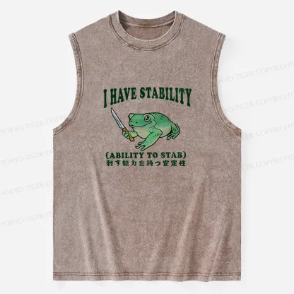 Tokyo-Tiger Mentally Stable Assassin Frog Washed Tank