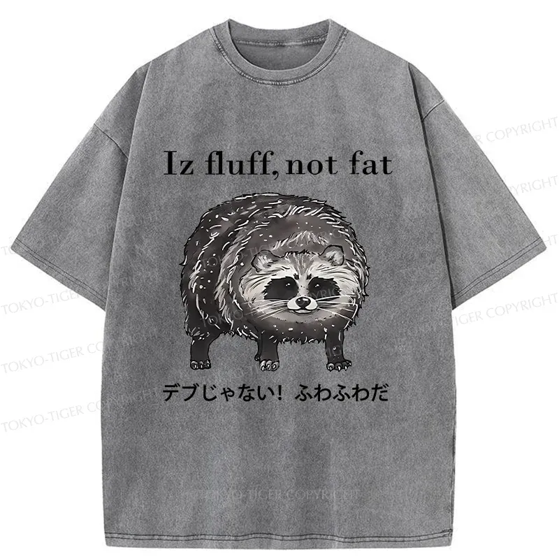 Tokyo-Tiger Furry Raccoon Washed T-Shirt