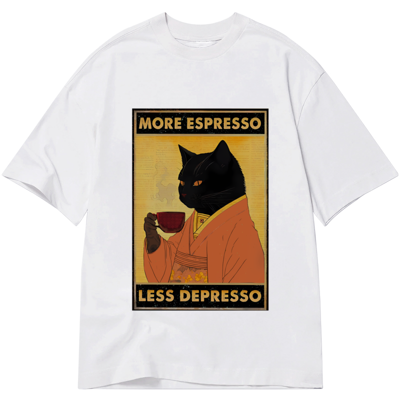 Tokyo-Tiger Increase Espresso Decrease Distress Classic T-Shirt