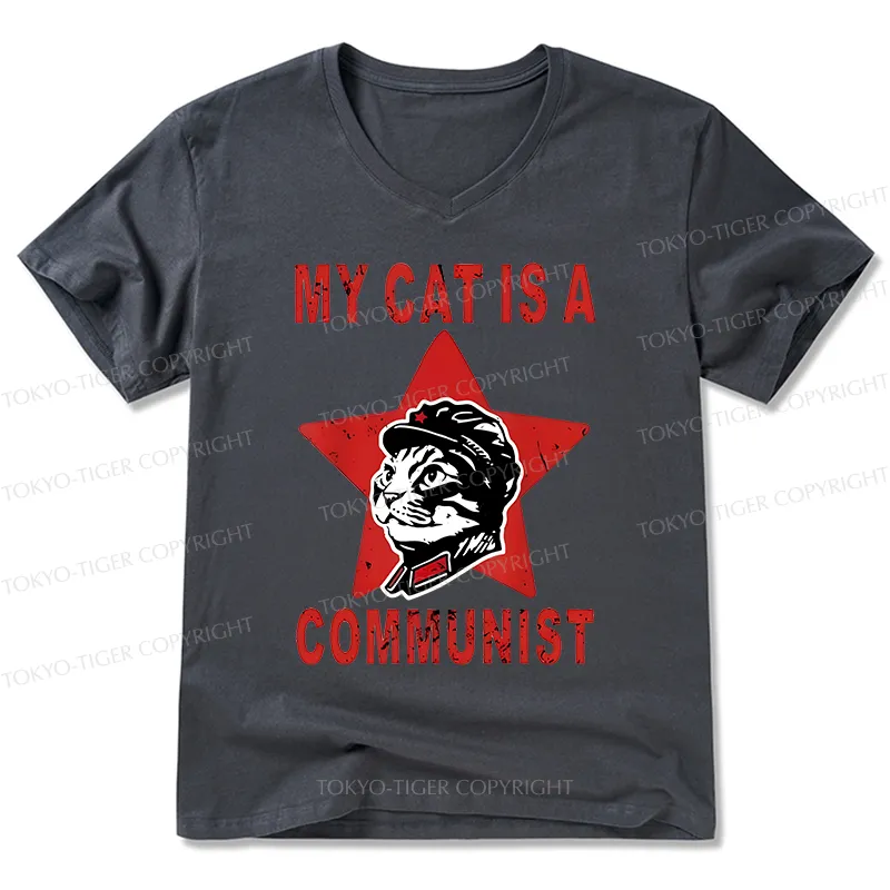 Tokyo-Tiger Funny Cat-ism V-Neck Classic T-Shirt