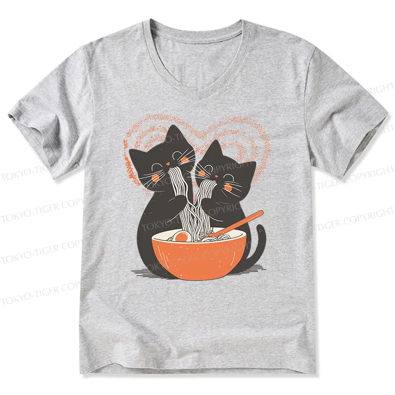 Tokyo-Tiger Let's Eat Ramen Together V-Neck Classic T-Shirt