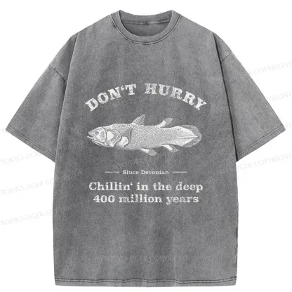 Tokyo-Tiger Fish From 400 Million Years Ago Washed T-Shirt