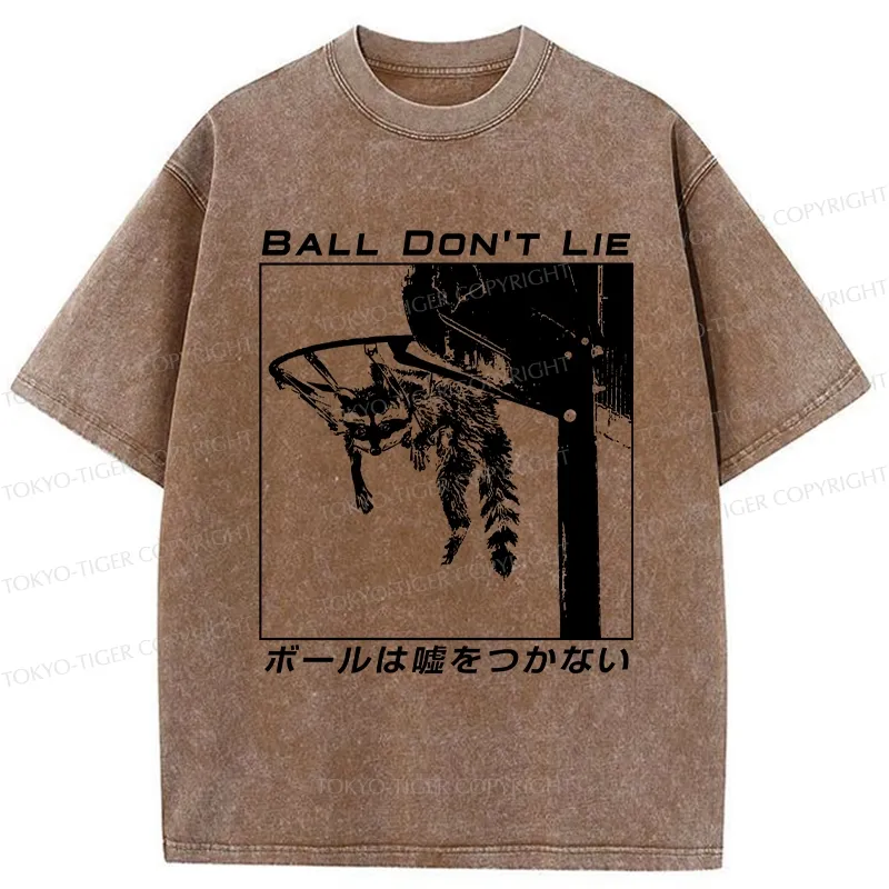 Tokyo-Tiger The Ball Doesn't Lie Washed T-Shirt