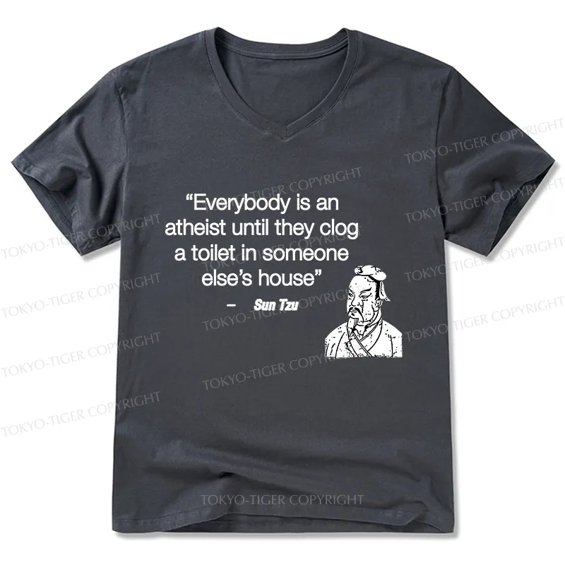 Tokyo-Tiger Funny Sun Tzu Saying V-Neck Classic T-Shirt