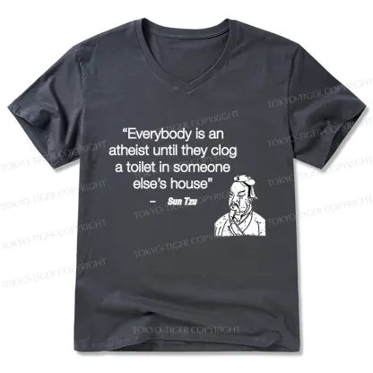 Tokyo-Tiger Funny Sun Tzu Saying V-Neck Classic T-Shirt