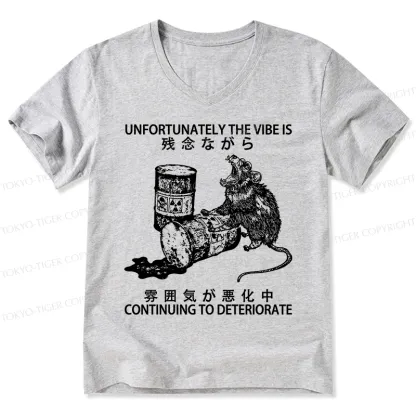 Tokyo-Tiger The Vibe Is Continuing To Deteriorate V-Neck Classic T-Shirt