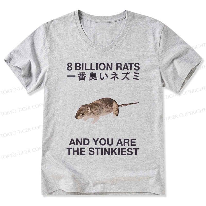 Tokyo-Tiger World's Stinkiest Rat V-Neck Classic T-Shirt