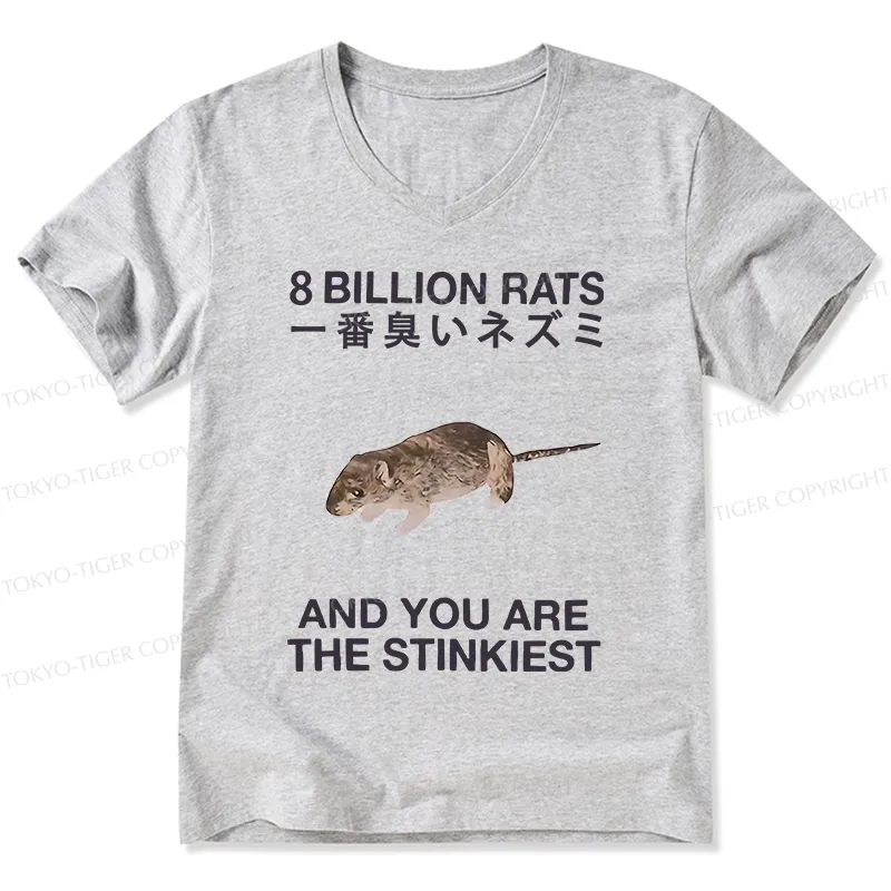Tokyo-Tiger World's Stinkiest Rat V-Neck Classic T-Shirt Sale