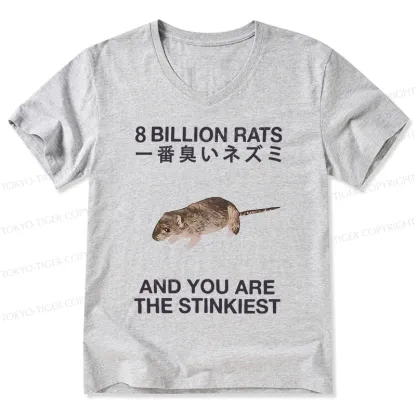 Tokyo-Tiger World's Stinkiest Rat V-Neck Classic T-Shirt