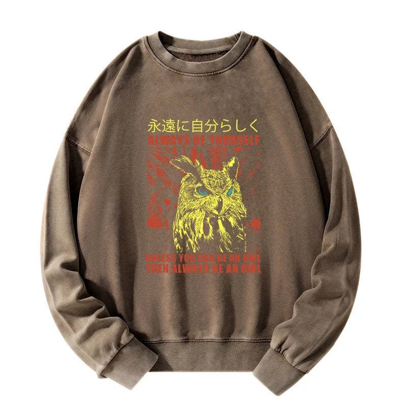 Tokyo-Tiger Always Be Yourself Japanese Washed Sweatshirt