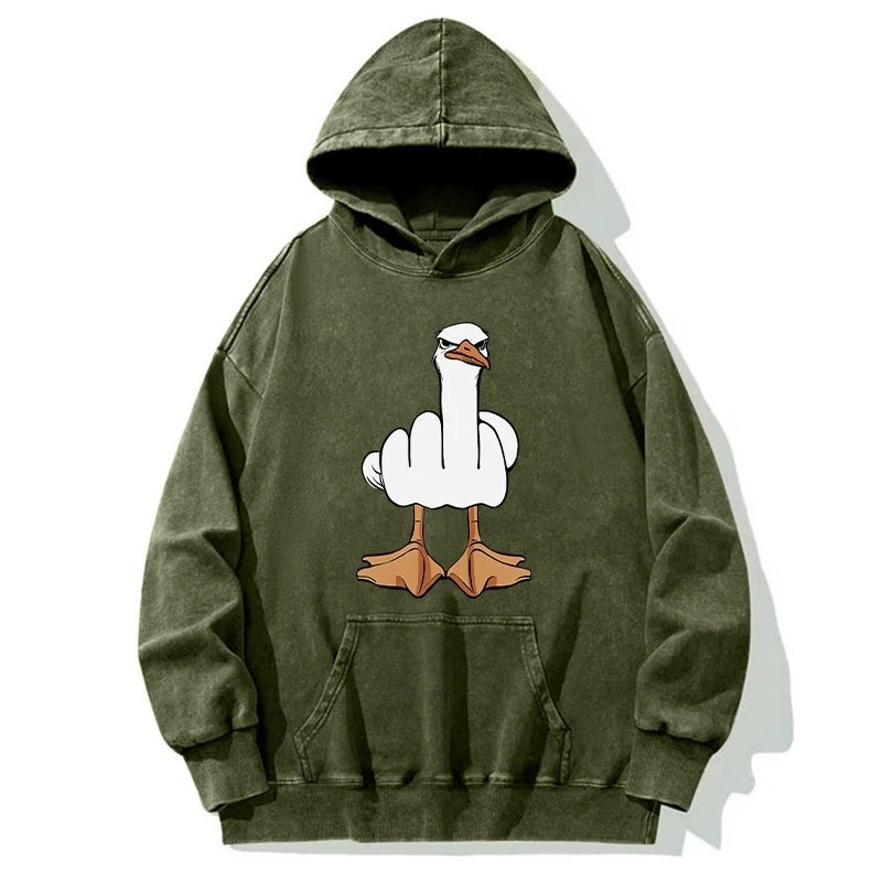 Tokyo-Tiger Funny Duck You Washed Hoodie
