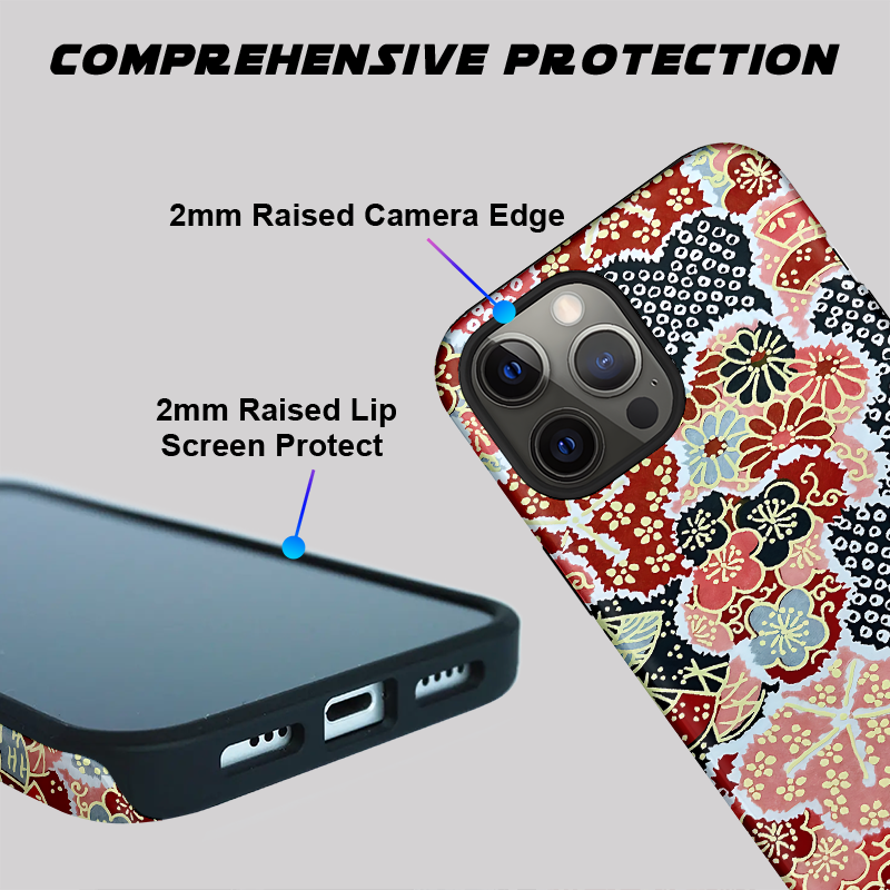 Tokyo-Tiger Floral Symphony Phone Case